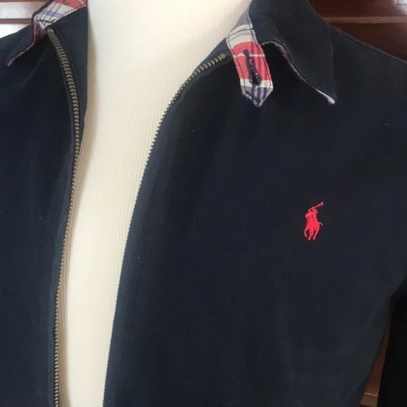 Polo by RL Boy’s Canvas Jacket Navy Sz 12/14 - Picture 3 of 10